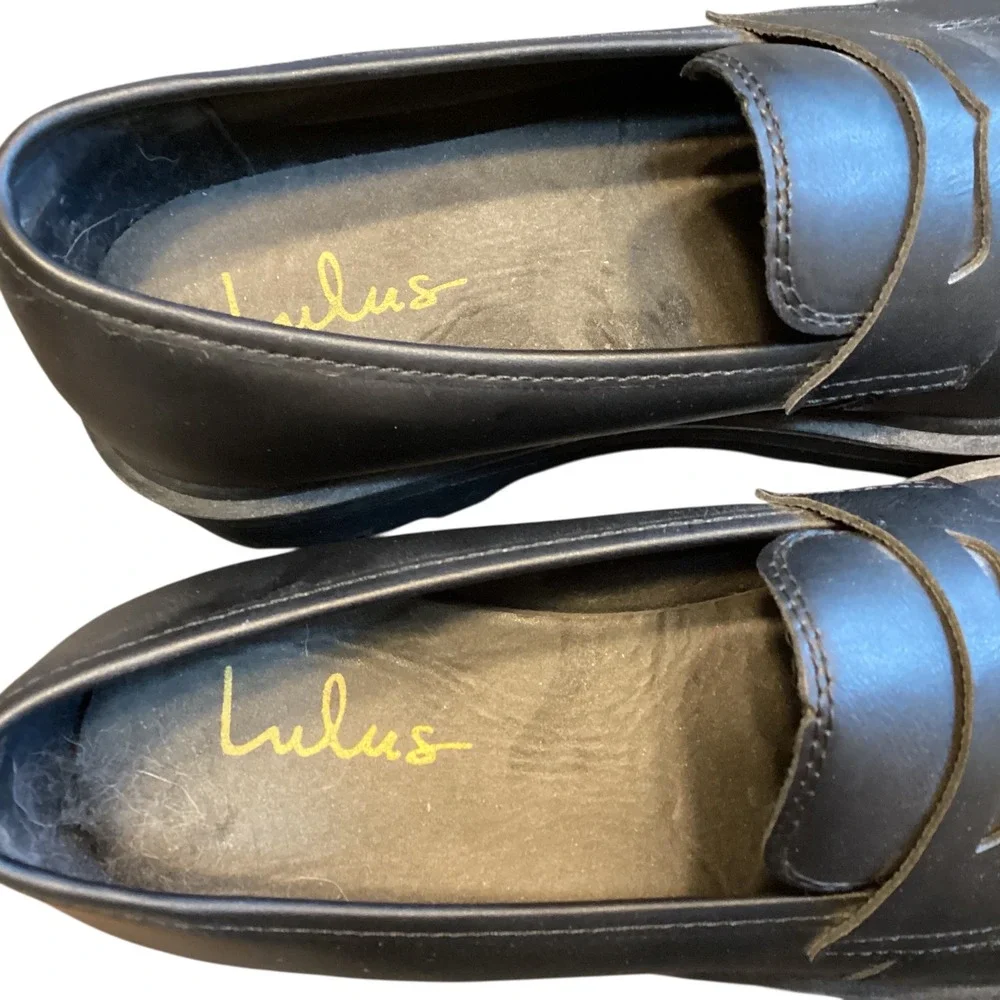 Lulus black faux